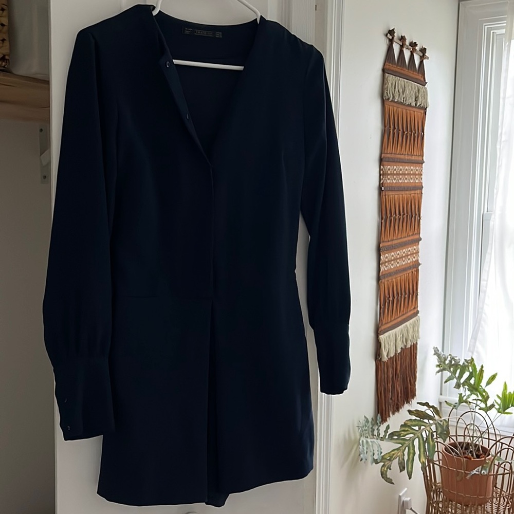 Zara Navy Romper